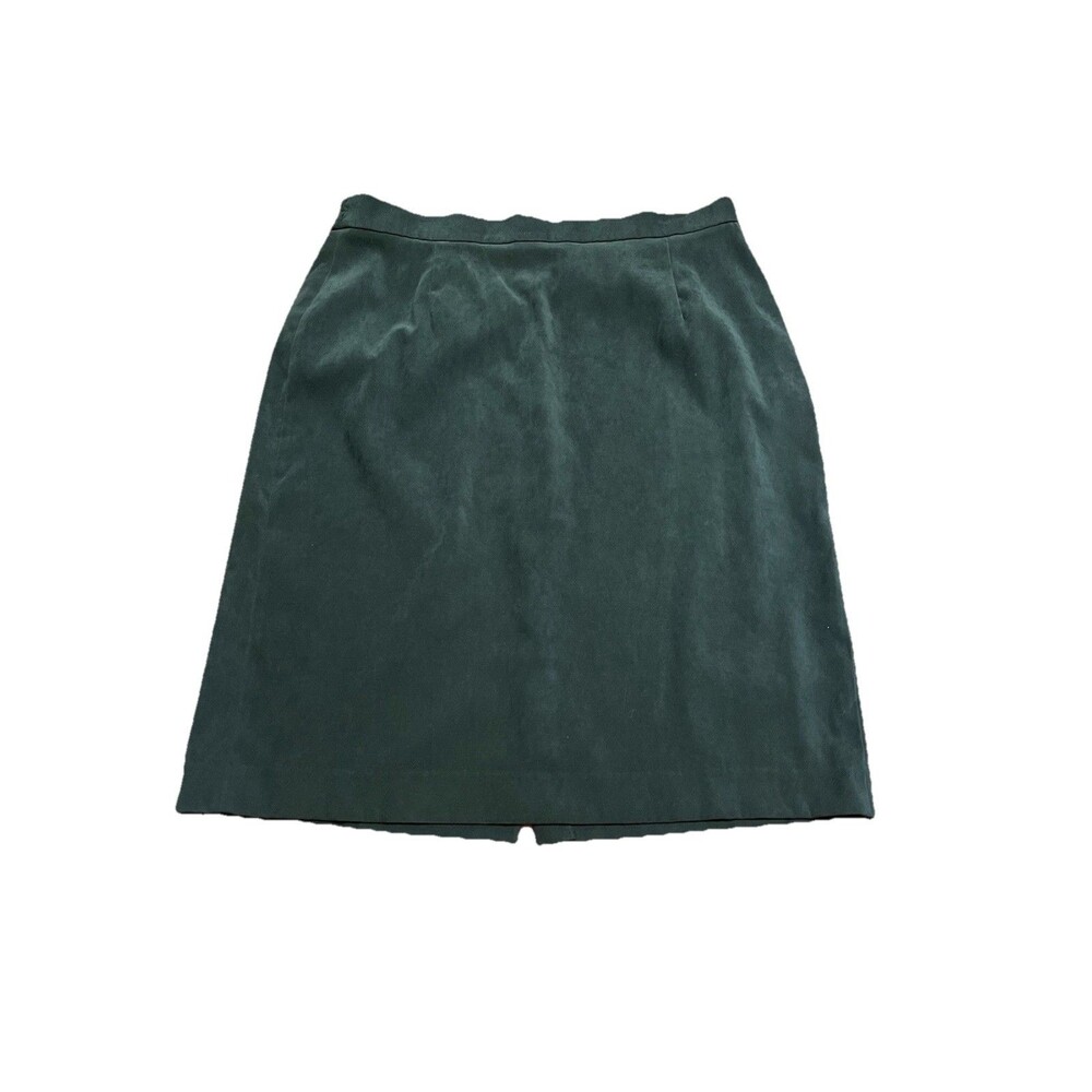 🔥 Amanda Smith II Emerald Sueded Feel Skirt 18W Vintage EUC! 🔥